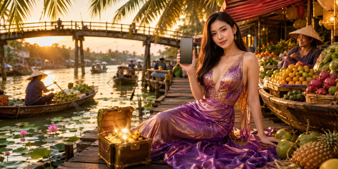 Người dùng vùng Mekong xác minh tài khoản 686 trên điện thoại